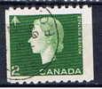 CDN+ Kanada 1962 Mi 349 C Elizabeth II. - Usados