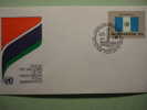 8633 FLAG DRAPEAUX BANDERA   GUATEMALA  - FDC SPD   O.N.U   U.N OFFICIAL FIRST DAY COVER AÑO/YEAR 1989 - Buste