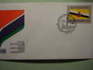 8635 FLAG DRAPEAUX BANDERA   BRUNEI DARUSSALAM - FDC SPD   O.N.U   U.N OFFICIAL FIRST DAY COVER AÑO/YEAR 1989 - Covers