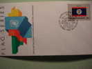 86401FLAG DRAPEAUX BANDERA  BELIZE  - FDC SPD   O.N.U   U.N OFFICIAL FIRST DAY COVER AÑO/YEAR 1988 - Sobres