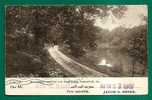 WILLIAMSON PARK ON THE CONESTOGA, LANCASTER, PA - VF VISIT CARD On PRINTED 1907 POSTCARD - MANY CANCELS - Lancaster