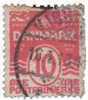 Danemark   66 (1912). - 10 Ø Armoiries - Usati