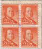 USA - QUARTINA USATA  FRANKLIN 1/2C - Used Stamps