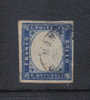 3RG16 - REGNO , 15 Cent Azzurro N. 11 . Difettoso - Oblitérés