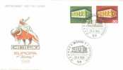 Germany - Mi-Nr 583/584 FDC (q117)- - 1961-1970