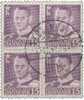 Danemark 1948. ~ YT 316 (Bloc De 4) - 15 Ø Roi Frédérix IX - Used Stamps