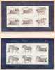 2001-22 CHINA HORSES EMBOSSED SHEETLET 2V - Blokken & Velletjes