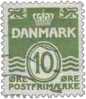 Danemark 1950. ~ YT 336A - 10 Ø  Armoiries - Gebruikt