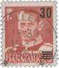 Danemark  365 (1955). - 30 Ø S. 25 Ø Frédéric IX - Gebraucht