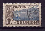 REUNION - 69 Oblitéré (variété Corde Du Drapeau Cassée) - Used Stamps