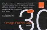 Orange PrePay Card 30 CHF - Telekom-Betreiber