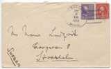 USA Cover Sent To Sweden Cleveland 6-7-1939 - Lettres & Documents