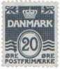 Danemark  564 (1974). - 20 Ø Armoiries - Usati