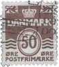 Danemark  564A (1974). - 50 Ø Armoiries - Usati
