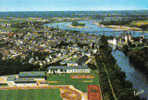 Carte Postale  45. Sully-sur-Loire Stade De Football Et Tennis Vue D'avion Trés Beau Plan - Sully Sur Loire