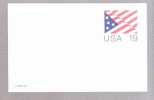 Postal Card Unites States Flag 1991 - Briefe