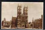 3 Real Photo Postcards London Buses At Piccadilly The Monument West Minster Abbey - Ref B165 - Piccadilly Circus