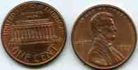 Etats-Unis USA 1 Cent 1993 KM 201b - 1959-…: Lincoln, Memorial Reverse