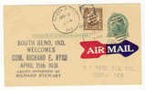 USA Premier Vol Ref 156  First Flight   15.4.1931  Entier Postal  Com. Richard E. Byrd - USA