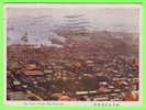 KOBE, JAPON - VIEW OF THE TOWN FROM SUWAYAMA - CARD TRAVEL IN 1964 - 3/4 BACK - - Kobe