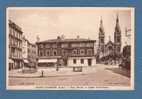 CPSM...SAINT  CHAMOND..( Loire )...Place Dorian Et Eglise Notre-Dame - Saint Chamond