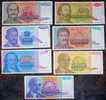 Yugoslavia,Banknote,Paper   Money,Bills,Different,7 Pcs,Inflation,1993-1994. - Yugoslavia