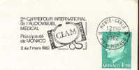 1982 Monaco  CIAM - Postmarks