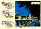 18-10 2579  EC CS HK BK 2579 FDC Emission Commune Belgique France  Carte Souvenir  Ecrivain Simenon Georges  15-10-1994 - Souvenir Cards - Joint Issues [HK]