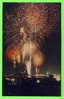 TOKYO, JAPON - RIVER SUMIDA FIREWORKS - CARD TRAVEL IN 1962 - - Tokyo