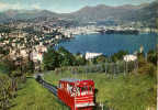 CARTE POSTALE DE SUISSE - LUGANO - FUNICULAIRE S. SALVATORE - Funiculaires