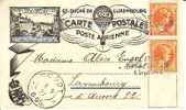 ´Par Ballon´ - Exposition Philatelique Luxembourg 8 Sept. 1927 (D102) - Cartas & Documentos