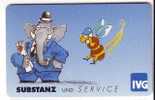 SPECIALITY - ELEPHANT & BEE ( Germany Rare Card Without Chip - K Serie ) Elefant Elefante Abeille Biene Abeja Ape - K-Series : Customers Sets