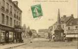 CP 76 GOURNAY EN BRAY Place Nationale, Fontaine, Halle ( Imprimerie A. LETRESOR Succ BENARD.MANGEANT) - Gournay-en-Bray