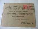 MARCOPHILIE LETTRE DU ROYAUME-UNI / GB- LONDON P/LABORATOIRE DES VACCINS PASTEUR DE PARIS LE 27-02-1920 / P-MR GROSLEY - Covers & Documents