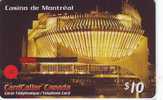 Telecarte  (16) CASINO DE MONTREAL * CANADA RELATED KANADA *  JEUX * GAMES * SPIELBANK *  ROULETTE Phonecard * - Games