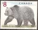 CANADA - 1997 $8 Grizzly Bear. Scott 1700. Fine Used. Tiny Nipped Perf At Base - Usati