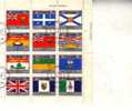 Feuillet Drapeaux  - Mini Sheet States Flags - Feuilles Complètes Et Multiples