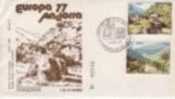 ANDORRA FDC MICHEL 107/08 €3.50 EUROPA 1977 - Cartas & Documentos