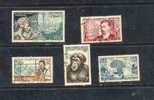 AOF 5 TIMBRES ° A19 47 48 51 53 YT - Andere & Zonder Classificatie