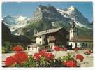 GRINDELWALD.Talmuseum Und Prot.Kirche.Fiescherwand,Hörnli,Eiger.SUISSE-SCHWEIZ-SWITZERLAND. - Grindelwald