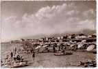 VIAREGGIO,  LA SPIAGGIA, B/N, VG 1948, ANIMATA - Viareggio