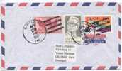 USA Air Mail Cover Sent To Denmark 29-4-1995 - 3c. 1961-... Lettres