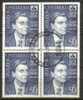 Austria - 1985 Birth Centenary Of Alban Berg 6s Used Block Of 4 - Blocchi & Fogli