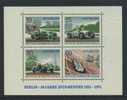 !a! BERLIN 1971 Mi. 397-400 MNH MINI-SHEET (Number 3) -AVUS-Racing - Blocks & Kleinbögen