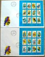 ROUMANIE Oiseaux, Birds,  Vogels, Faune, Yvert BF 211/12 Fdc, 2 Enveloppes 1er Jour. 1991 - Andere & Zonder Classificatie