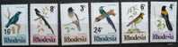 RHODESIE Oiseaux, Rapaces, Birds, Pajaros YVERT N°282 /287** MNH - Collections, Lots & Series