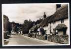 Real Photo Postcard Telephone Box & Cottages Chideock Village Dorset - Ref 172 - Autres & Non Classés