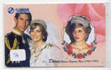 PRINCES DIANA Op Telefoonkaart - Lady Di - Princesse Diana - (58) - Personnages