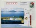 Dam,Xiaolangdi Hydropower Station,China 2001 Henan Tourism Bureau Advertising Pre-stamped Card - Water