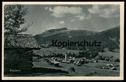 ALTE POSTKARTE RIEZLERN KLEINWALSERTAL HÜTTE PANORAMA Bei Hirschegg Mittelberg Vorarlberg Austria Österreich Postcard - Kleinwalsertal